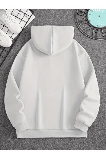 LAVİTTA Minimal Ekg and Heart Pattern Hoodie