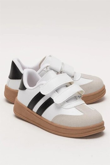 Jackers Girl's Velcro Comfortable Lightweight School Nursery Daily Sports Shoes Sneaker