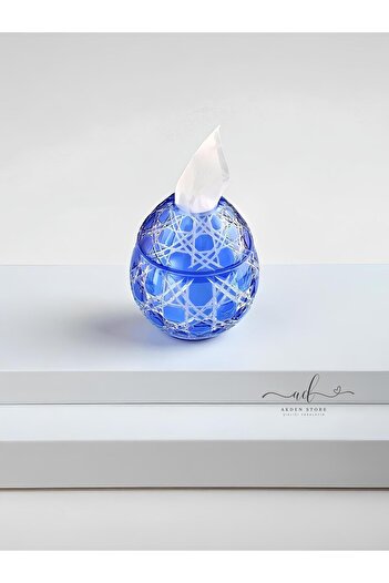 Akden Kristal Crystal Decored Handworking Glass Servet