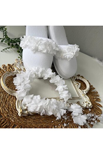 ALAZ TASARIM HOBİ Maternity Slippers Crown Set