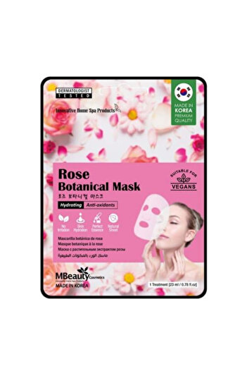 M BEAUTY MBeauty 23ml Rose Face Mask with Natural Ingredients for Moisturizing the Face