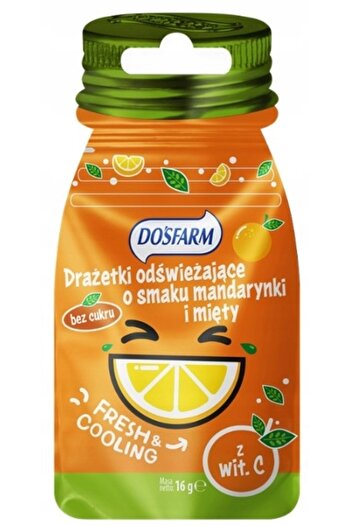 Other Dosfarm Refreshing dragees with mandarin and mint flavor and vitamin C 16 g