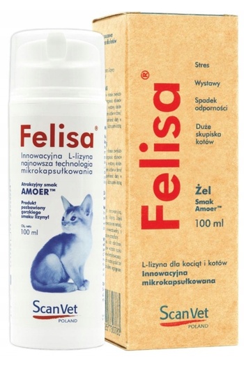 Other SCANVET Felisa immunity lysine for cats 100 ml