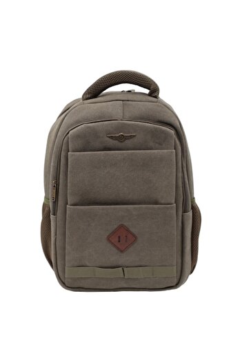 OEM Multi-functional Backpack, Textile Material Linen Type, M23301, 45X32X17cm, Green