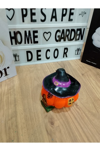 PESA Pesape Decor Witch House Pumpkin Jar with Lid Jewelry Box