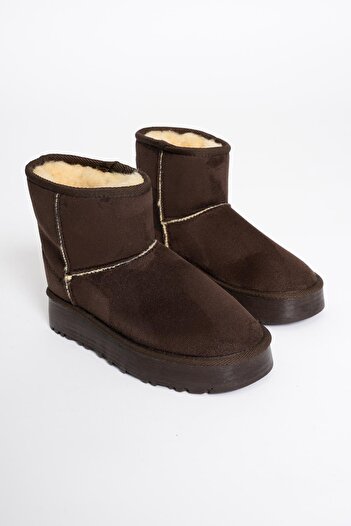 Mubiano Women's Suede Boots Brown Mia