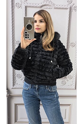 GLAMSI Women's 2-in-1 jacket with Hooded and zipper