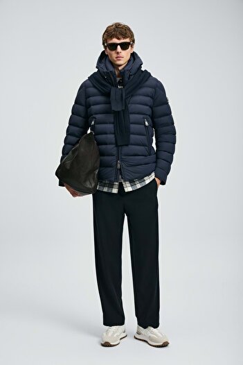 Kids Club Shoes Lufian 112120259 Gabrıel Goose down Men's Coat Dark Blue