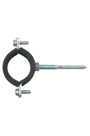 EVOSANITARY Metal Collar With Stud And Rubber Ring 87-92 mm 3 inch