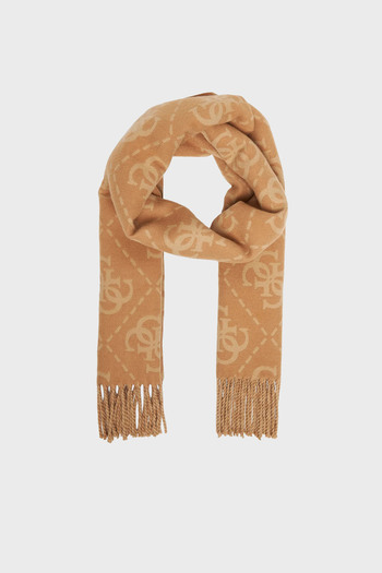 Guess 4g Logo 80 X 180 cm Fringed Shawl W5Bz33Z4210 Shawl W5Bz33 Z4210 P1We