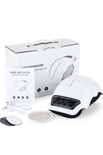 BORTONY Portable Knee Massager with Heat and Vibration Smart Hot Compress Knee Relaxing Massager for