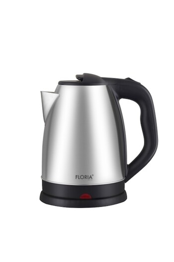 Floria Electric kettle ZLN4902 Grey, 1500W, 2L capacity, light indicator