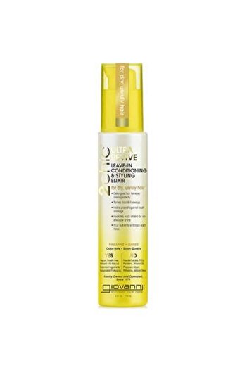Giovanni Elixir 2 Ultra Smooth Pineapple & Ginger Styling Conditioner - 118 ml