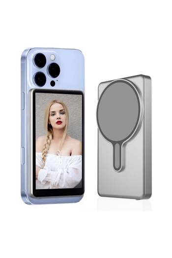 PopZa TIGER Magnetic Phone Vlog Selfie Monitor Screen | Mirroring Device | Screen casting device for vlogg