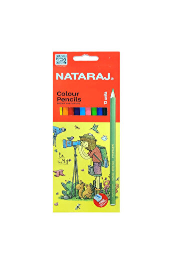 Nataraj Natraj Colour Pencils 12 Full Size