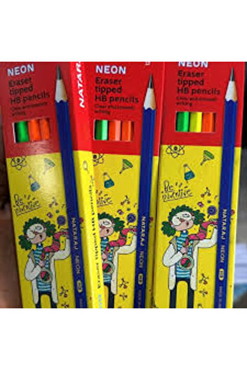 Nataraj Natraj Fluro Print Pencils (1 Crtn 240 Packs)
