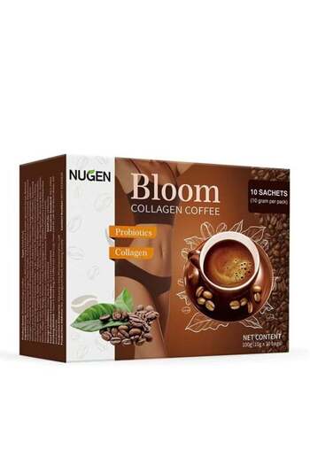 NUGEN Bloom Collagen Coffee 100% Organic and Glutathione
