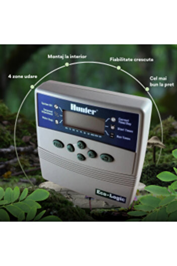 Hunter Irrigation Controller Logic 4-Zone Interior