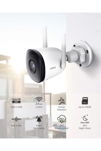 Imou IPC-F42P Security Camera, Indoor & Outdoor, 2560 x 1440 pixels, Wall/Poles