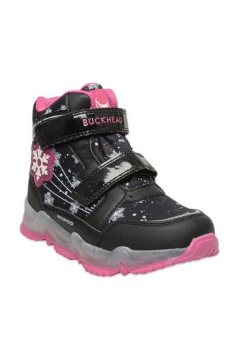 BUCKHEAD Buck3034 Snowy Waterproof Black Kids Boots