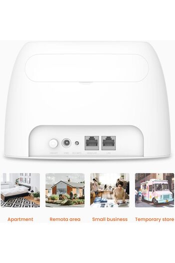 Tenda 4G03 300 Mbps 4G Mobile Wi-Fi Router, 4G Router with Sim Slot Unlocked, No Configuration Requi