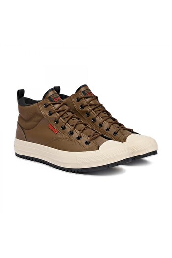 Converse A04477C Chuck Taylor All Star Malden Street Boot Μπότες Unisex καφέ-λευκό