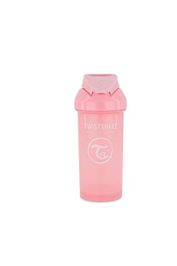Twistshake Straw Cup 360ml 6+m Pastel Pink