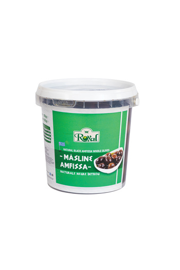 Royal NATURAL AMFISSA OLIVES WHOLE BUCKET 600G