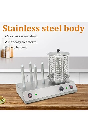 China oiakus Sausage Grill Cooker Machine, Commercial Hot Dog Heater, Hotdog Steamer Cooker with Heating A