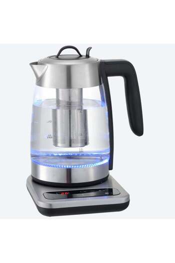 Koolen Colin Glass Tea Maker 2200W, 1.8L, Silver Color