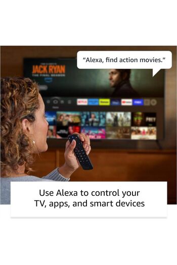 Fipka Fiire TV Alexa Voice Remote Pro with Backlit Buttons, Remote Finder, TV Controls & App Shortcuts