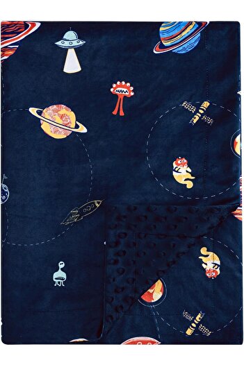 PHF Minky Baby Blanket for Girls with Double Layer and Soothing Raised Dotted Backing, Soft and Ligh