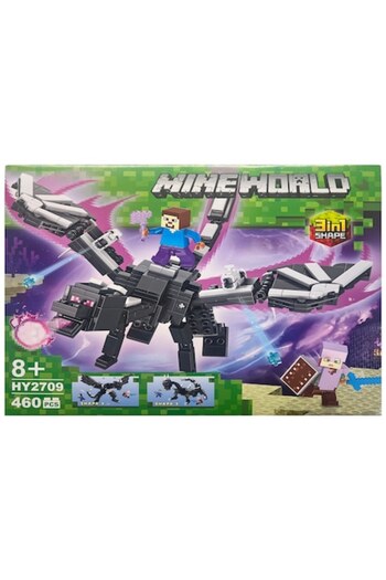 OEM Minecraft Construction Set, Dragon 3 in 1, 460 Pieces