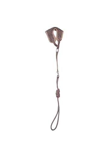 Vision XXI Adjustable Pet Harness with Fixed Leash, 120 cm, Textile Cord 8mm, Brown with Anchor