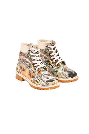 Streetfly Colorful Printed Women's Boots