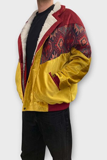 CANMODA (7426) 2Xlarge Size Vintage Patterned Custom Jacket