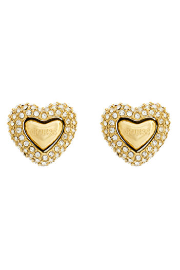 Guess Γυναικεία Χρυσά Σκουλαρίκια JUBE05020JW