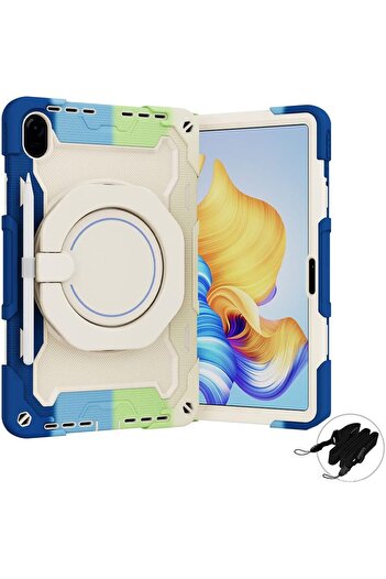 erorex جراب حماية 1+1 للأطفال لهاتف Honor Pad 8 مع حزام كتف