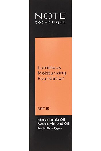 NOTE Moisturizing Luminous Foundation from 04 Tube Sand for All Skin Types