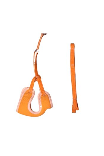 Vision XXI Fixed Leash with Adjustable Harness for Pets, 120 cm, Textile, Orange