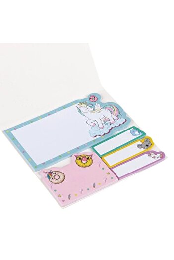 ANTBRO Sticky note set with cover, 125 sheets, animal pattern, multicolor