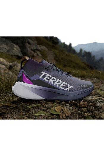 adidas Terrex Agravic Gtx W Unisex Terrain Running Shoes Jr7785 Purple