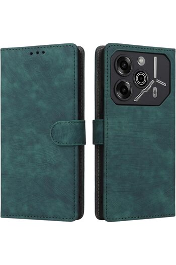 erorex For Tecno Pova 6 Pro 5G Cover With Lanyard, Pu Leather Full Body Protection Shockproof Flip Mobile…