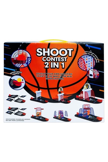 Vision XXI 2-in-1 Game, Basketball and Four in a Line,
