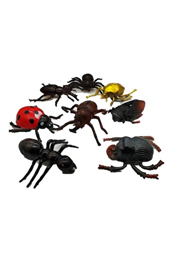 Vision Mystic Insects Figures, Jumbo 8-12cm, 8 pcs/set, VisionXXI
