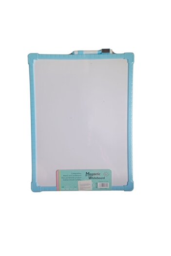 Vision XXI Double-Sided Magnetic Whiteboard, 30x40 cm, Blue