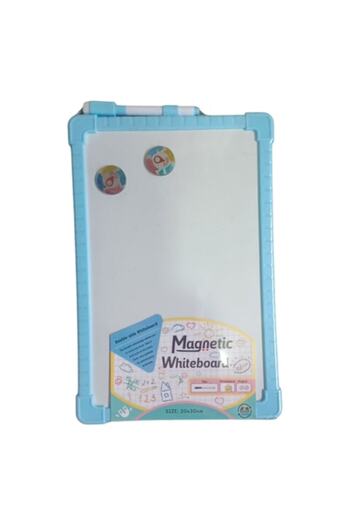 Vision XXI Magnetic Whiteboard with Two Sides, 20x30 cm, Vision XXI, Blue