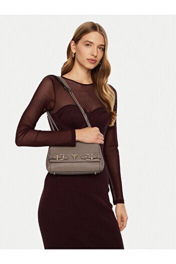 Guess Γυναικεία Καφέ Τσάντα Χειρός HWEBG951121