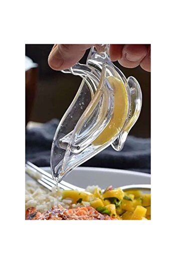 Doty Storcător mini de lămâi, storcător de păsări, manual, plastic, 12 cm, transparent,