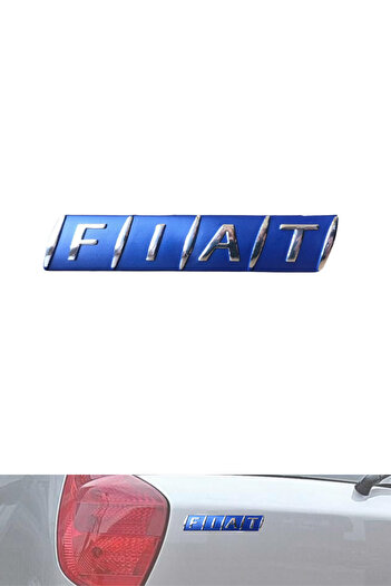 MEFAUTO Fiat Palio Siena Brava Marea Compatible Rear Fiat Trunk Emblem Convex